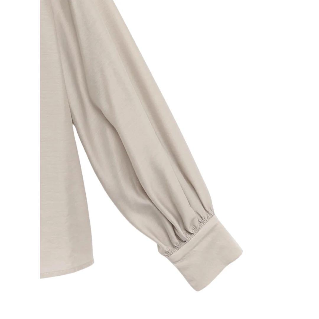 定価16500円/完売品】anuans ボリュームタイブラウス グレー - メルカリ