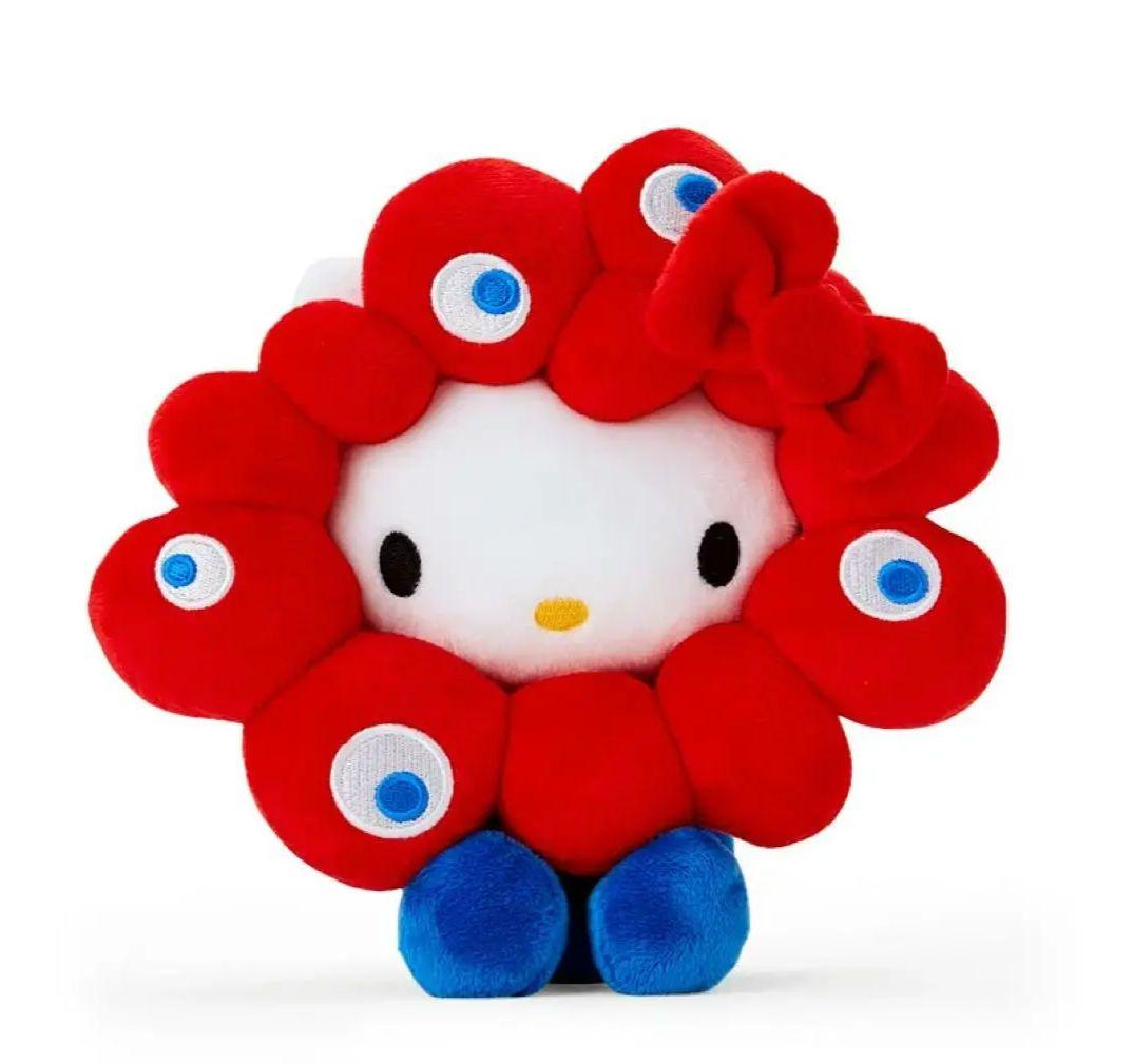 ミャクミャクハローキティぬいぐるみMサイズ 大阪関西万博2025限定公式