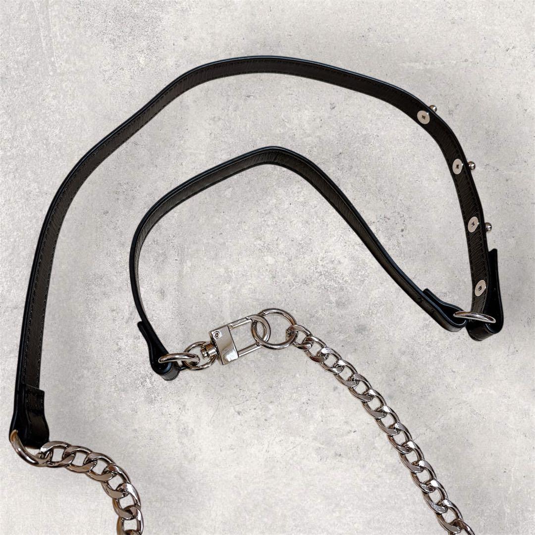 極美品 YENN イエン チェーンベルトポーチ ショルダーバッグ 4way