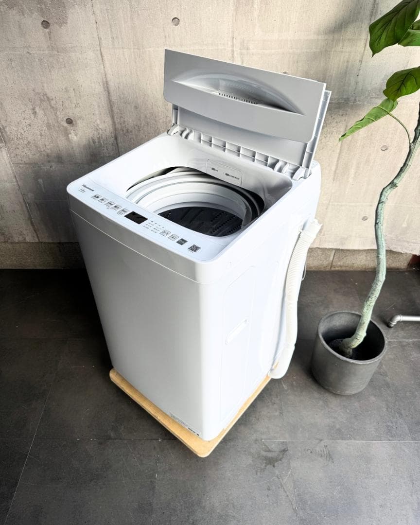 設置まで✨ Hisense 一人暮らし用洗濯機 5.5kg✨ 2025年製⭕️