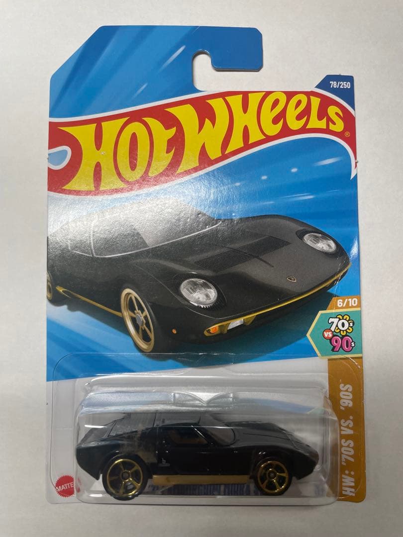 【超激レアエラー】ホットウィール ‘71ランボルギーニ ミウラ SV Amazon | ホットウィール(Hot Wheels) ベーシックカー '71