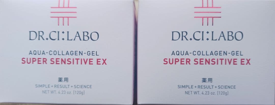 2個ドクターシーラボ 薬用アクアコラーゲンゲル スーパーセンシティブEX120g 薬用ゲル センシティブEX｜口コミ・効果もご紹介｜ドクターシーラボ