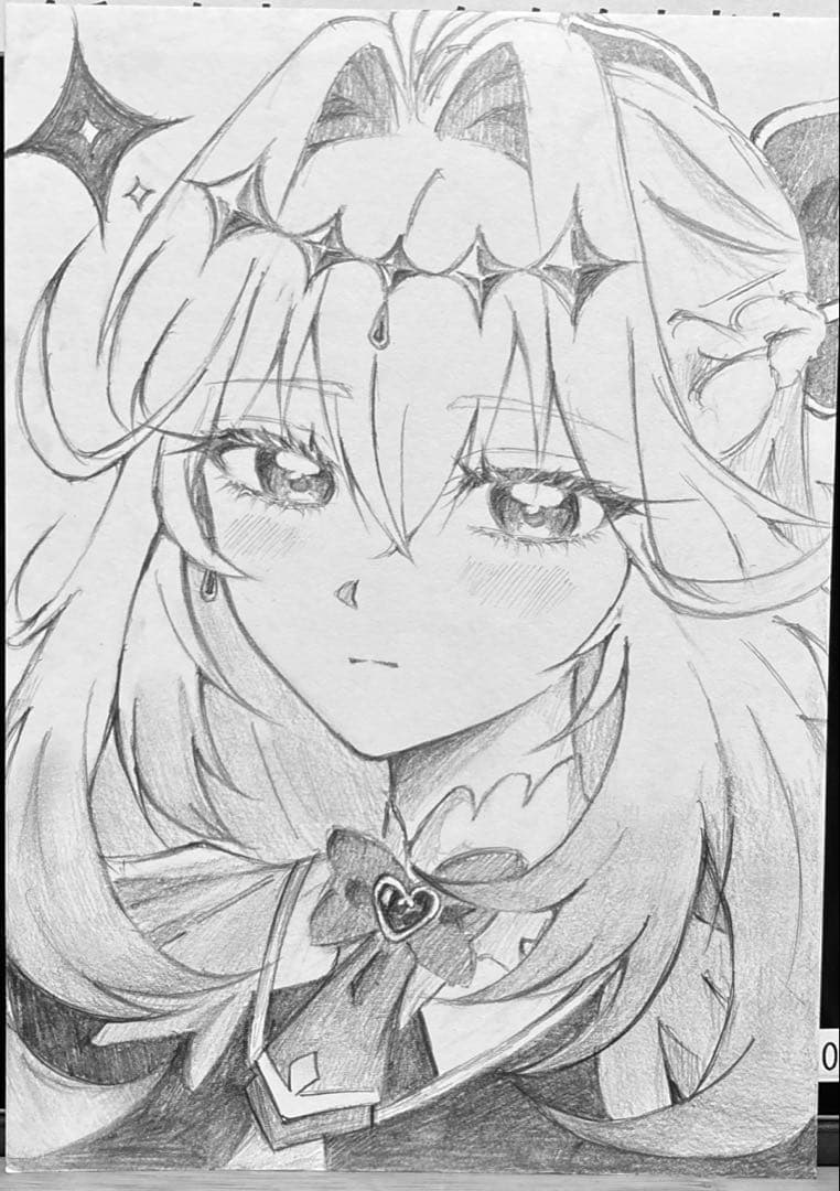 手描きイラスト 名探偵プリキュア キュアアルカナ・シャドウ ファン