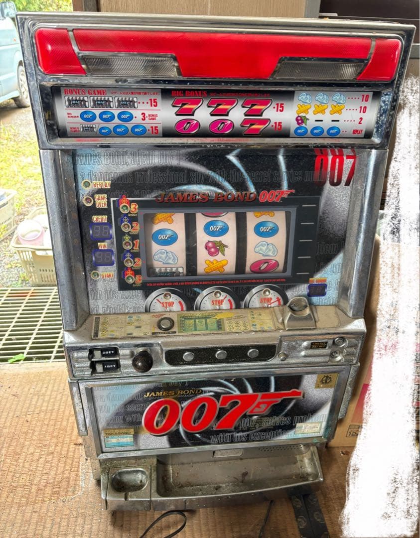 ジャンク品　007（ダブルオーセブン）」スロットマシン ダブルオーセブン パチスロ スロット 機械割 天井 初打ち 打ち方