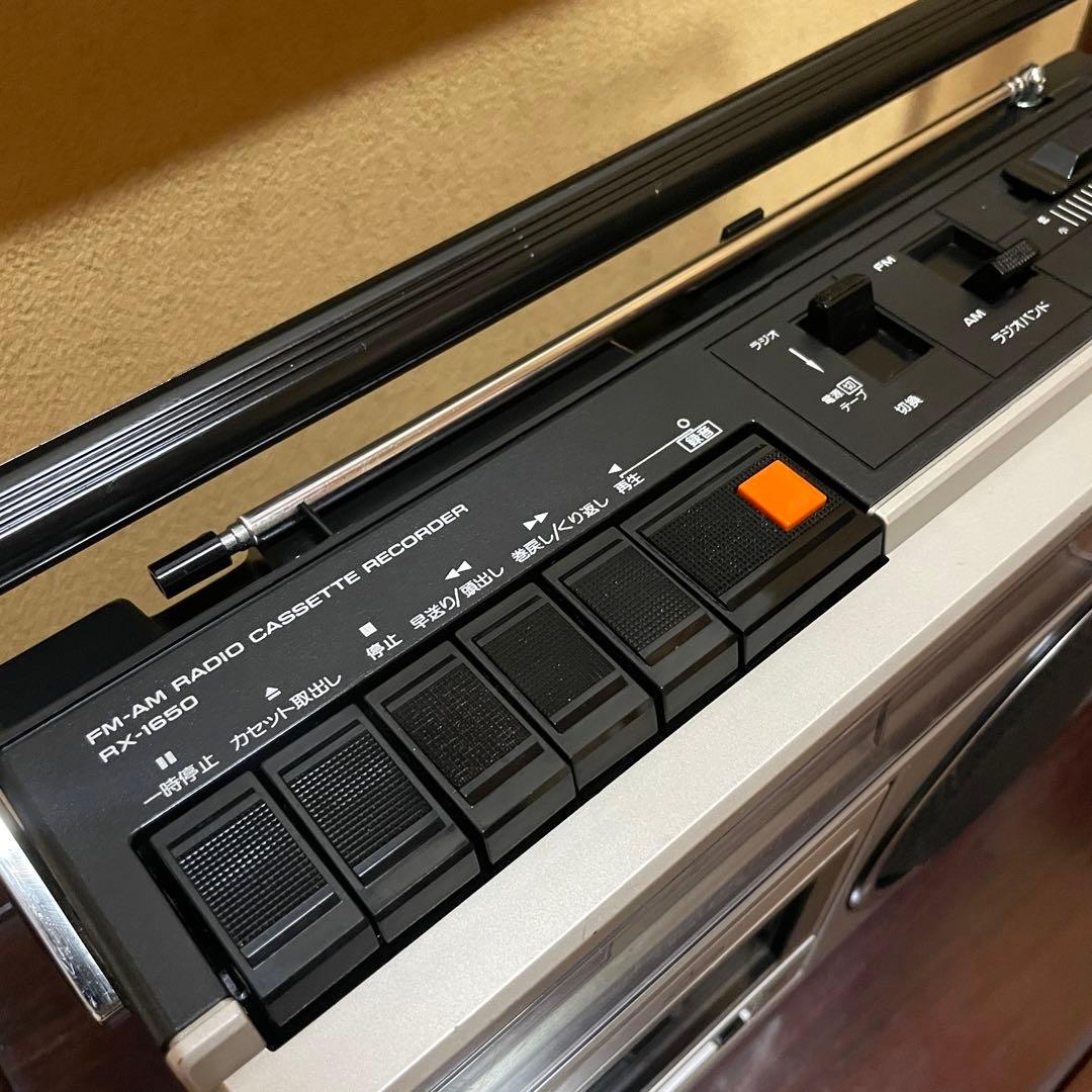 National／ナショナル／ラジカセ／RX-1650／メンテナンス済み - メルカリ