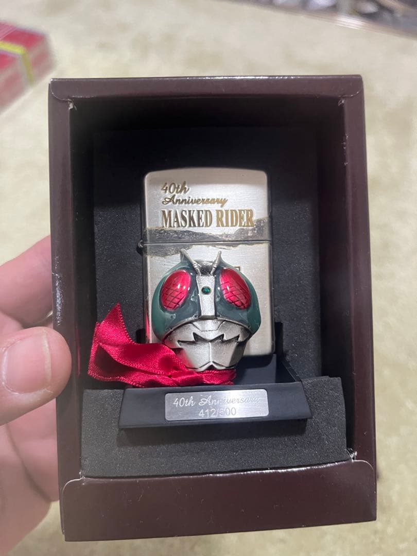 Zippo 仮面ライダー40th記念 旧1号フェイスディスプレイ付 限定 - メルカリ