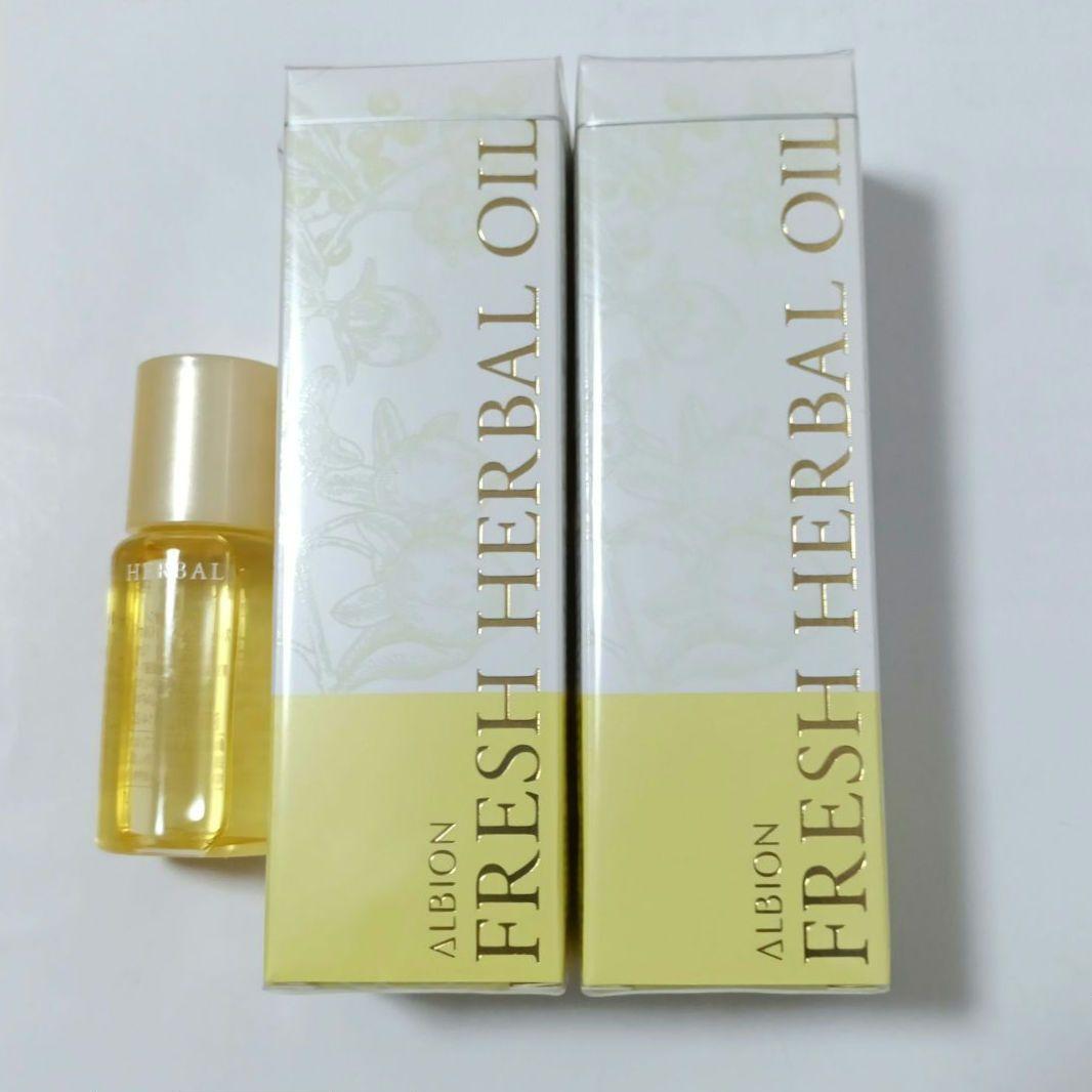 新品 アルビオン フレッシュハーバルオイル 40ml 化粧用油 2本セット ハーバルオイル ゴールド 国内正規品 アルビオン フレッシュハーバル