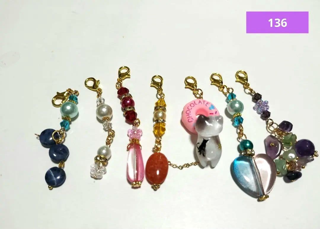 136 ✽天然石✽チャーム オリジナルセット✽ - メルカリ