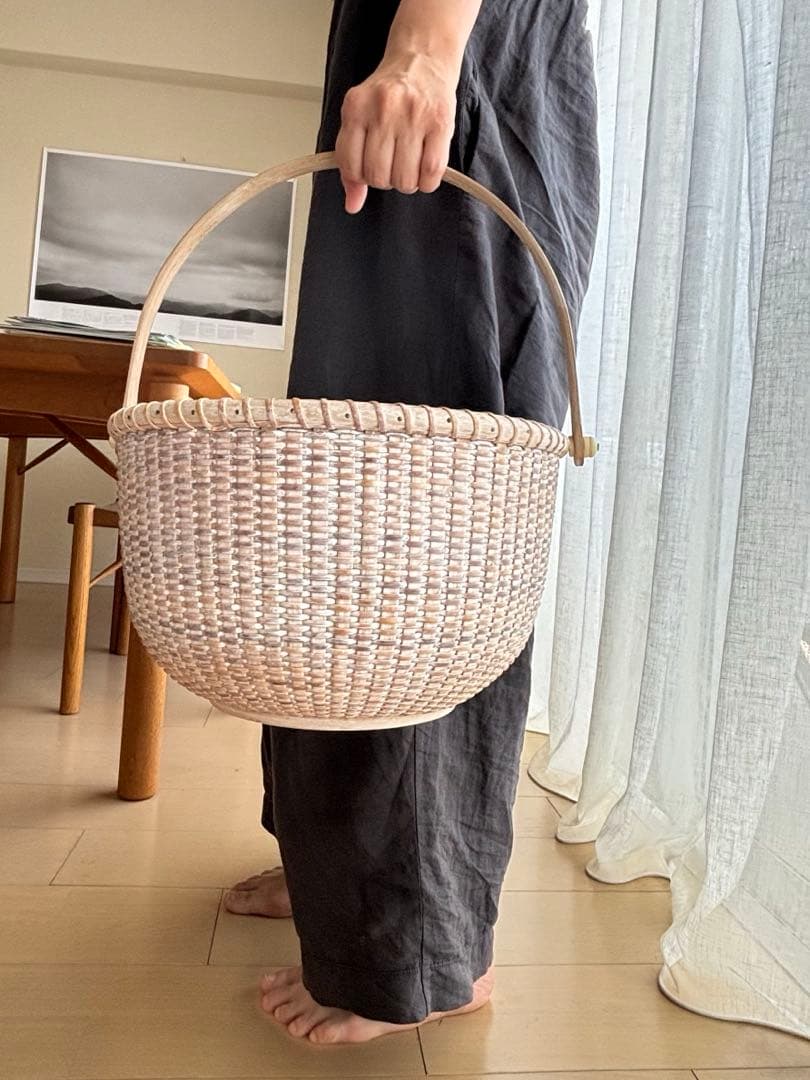 michiko様専用ナンタケットバスケット丸型 サイズ・特大 - メルカリ