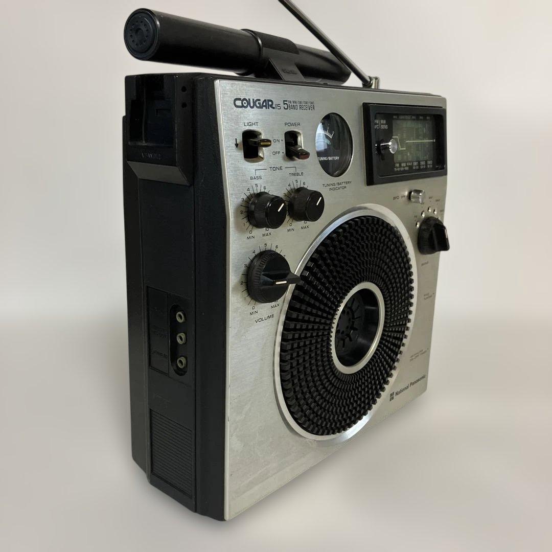 拓殖和博様用ナショナルラジオ　クーガー１１５　　　　　　完動品