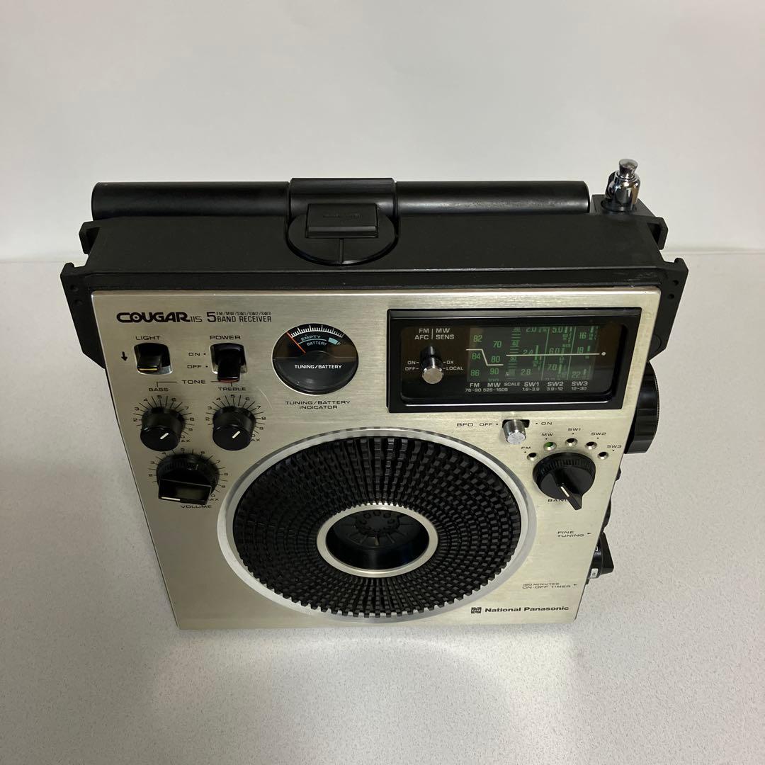 拓殖和博様用ナショナルラジオ　クーガー１１５　　　　　　完動品