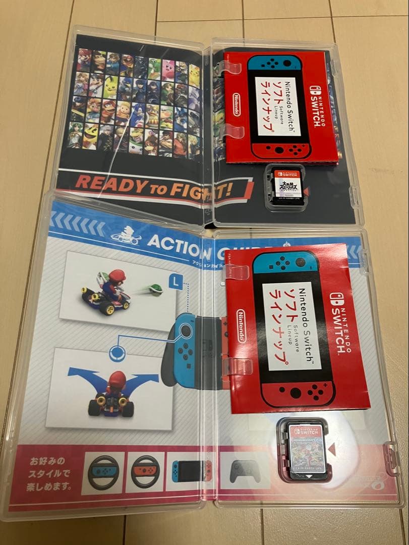 匿名発送 Switch スマブラ マリオカート 2本セット - メルカリ