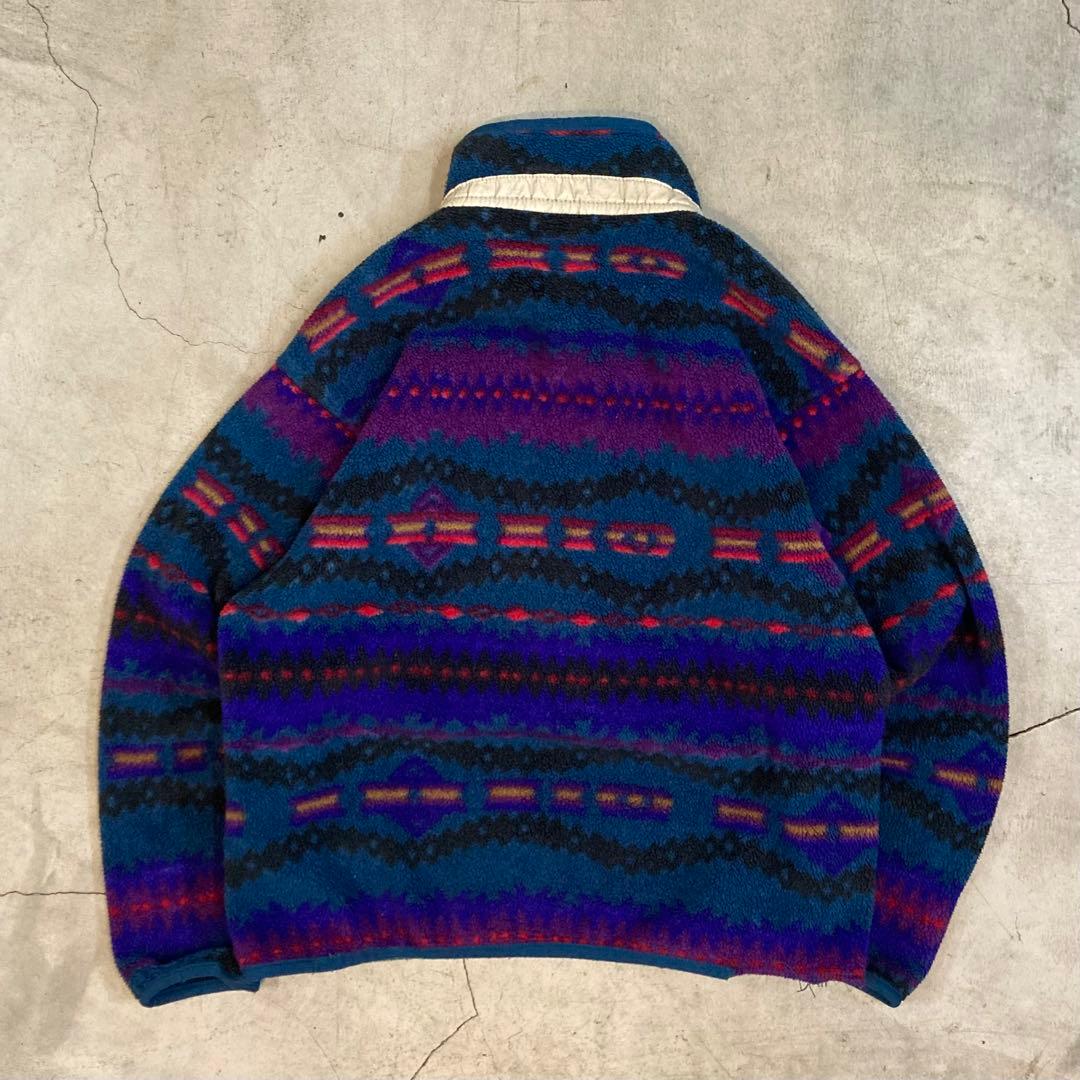 90's 雪なし USA製 パタゴニア サカジャウィア フリース キッズ12 90