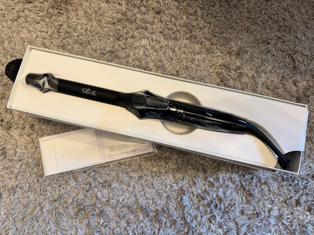 未使用 保証有 正規品 リファ カールアイロン プロ ブラック ReFa（リファ） 【保証付】【国内正規品】ReFa CURL IRON PRO 19