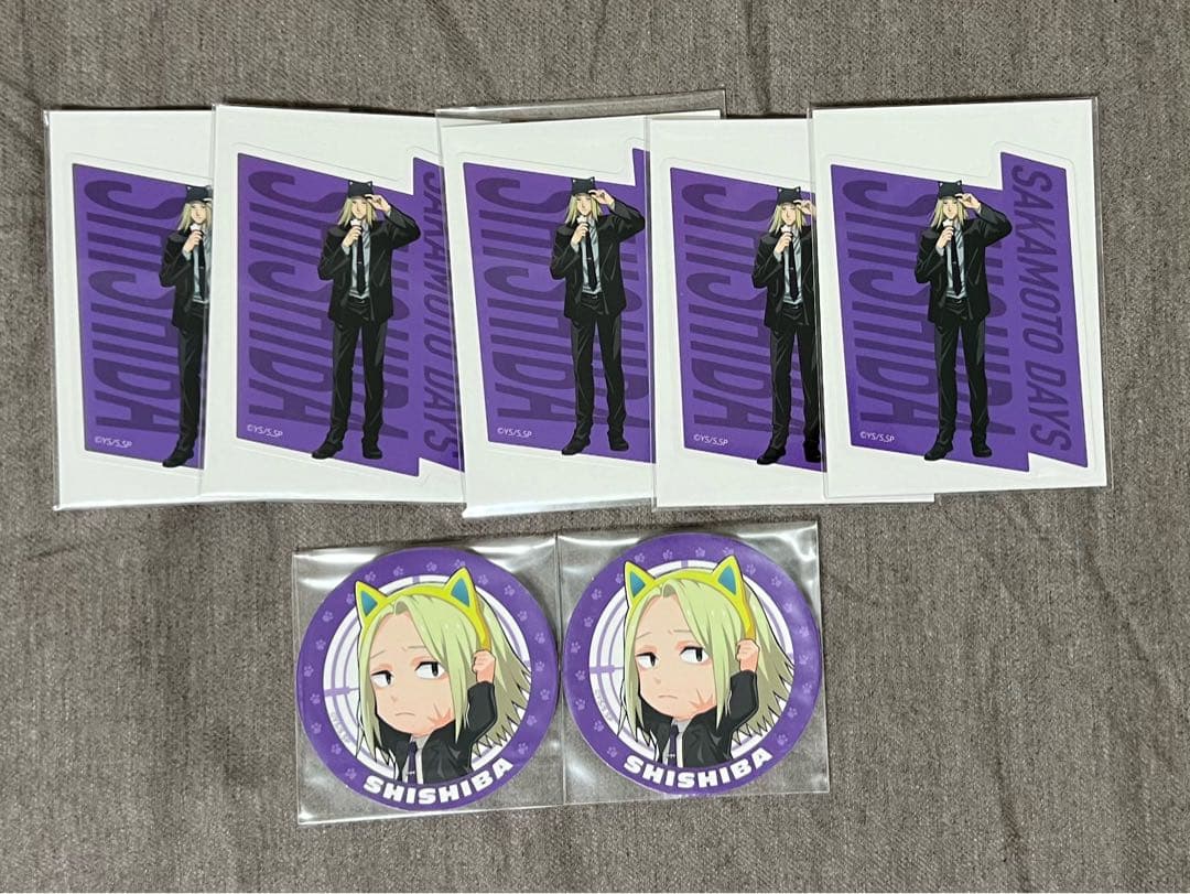 サカモトデイズ ナンジャタウン 神々廻 ステッカー 缶バッジ アクリル