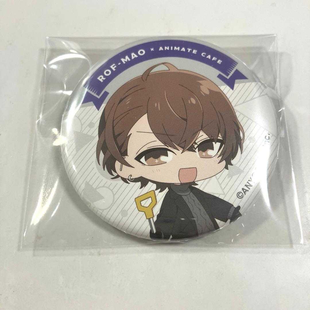 加賀美ハヤト 缶バッジ アニメイトカフェ ろふまお ROF-MAO にじさんじ