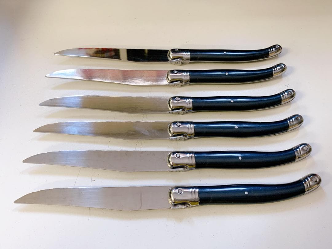 Laguiole By FlyingColors ステーキナイフセット Amazon.co.jp: Laguiole By FlyingColors ステンレス製ステーキナイフ6