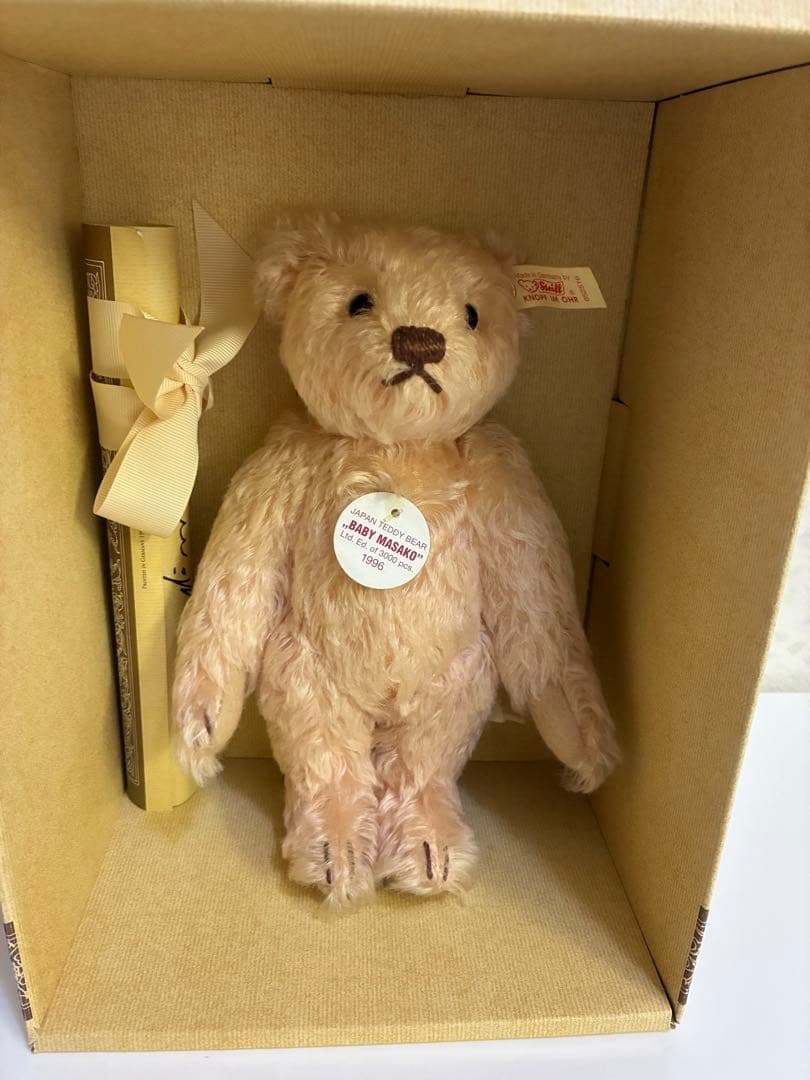 シュタイフ　BABY MASAKO.ROSE 23 シュタイフStieff テディベア ベビーマサコ BABY MASAKO 23cm