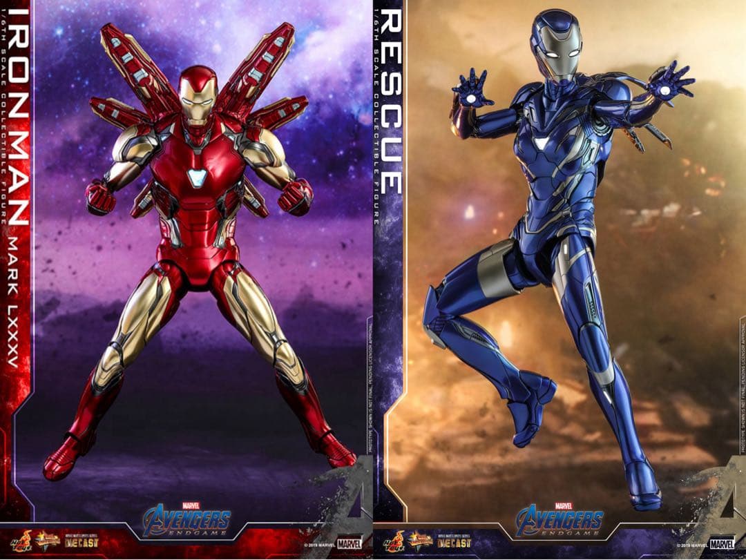 ホットトイズ DIECAST アイアンマン マーク85 ＆ レスキュー セット