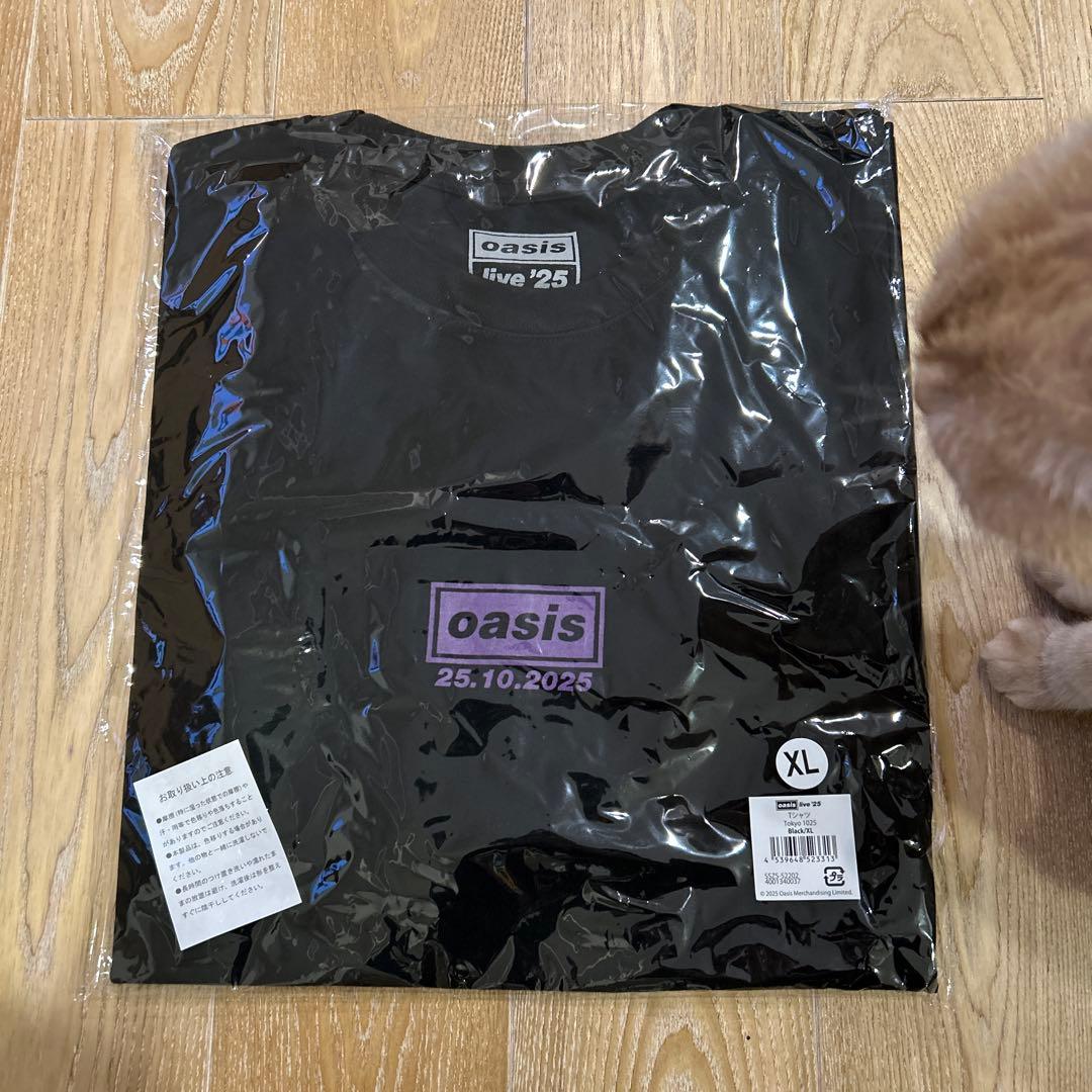 【未使用】Oasis TOKYO 1025 Tシャツ オアシス XL Oasis Tシャツ XL TOKYO 東京限定 江戸紫 オアシス 2025 日付入り 10