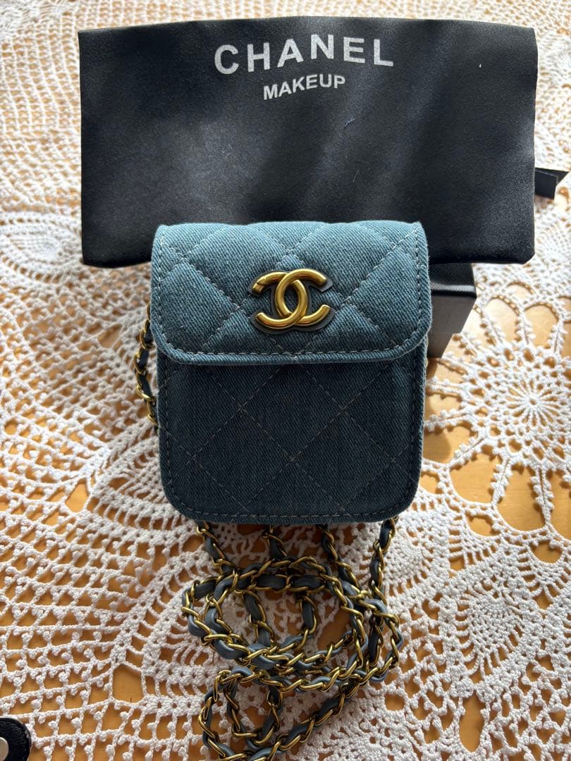 シャネル ノベルティ デニムミニ ショルダーバッグ 未使用 - メルカリ