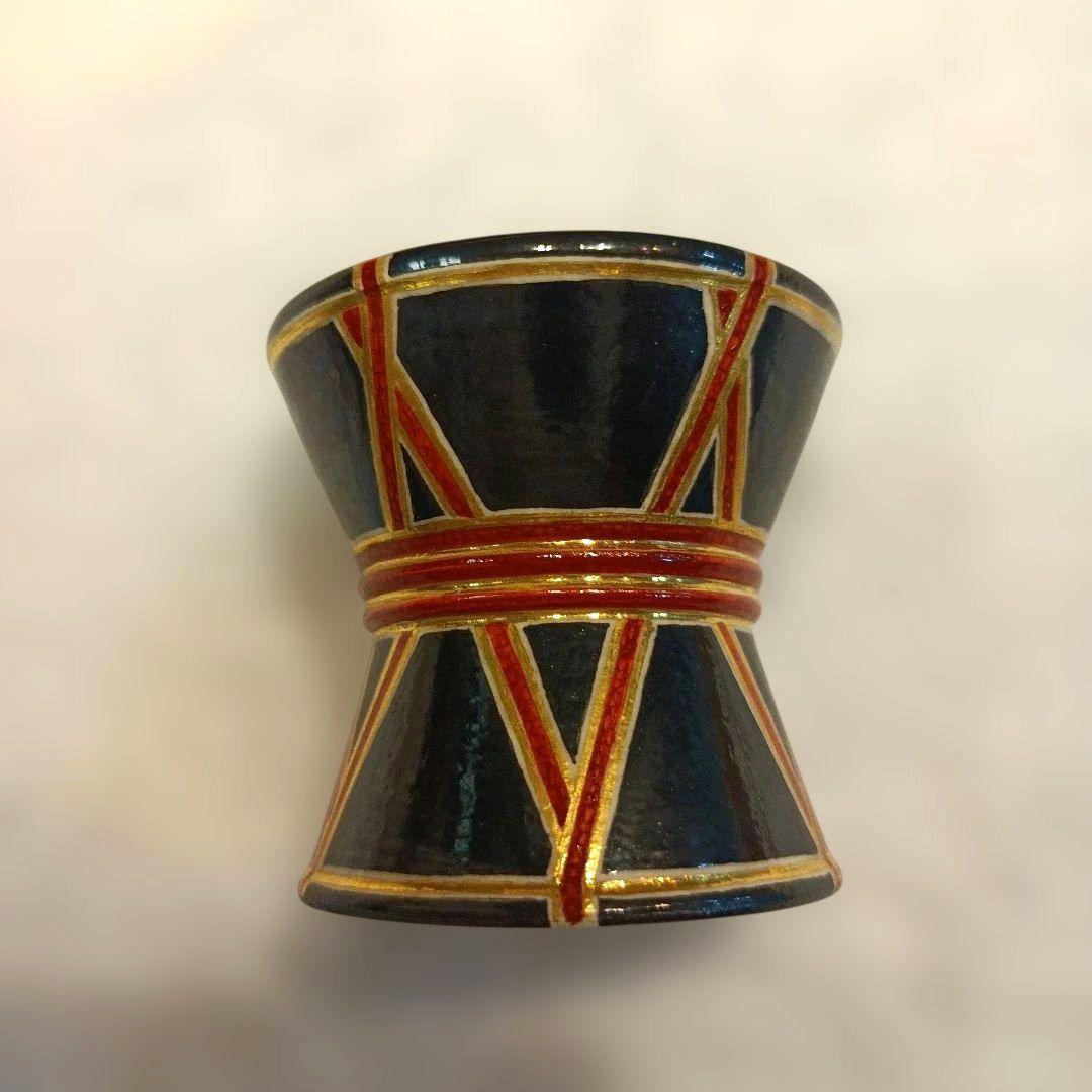 三代西村徳泉 紫翠窯 鼓 蓋置 - メルカリ