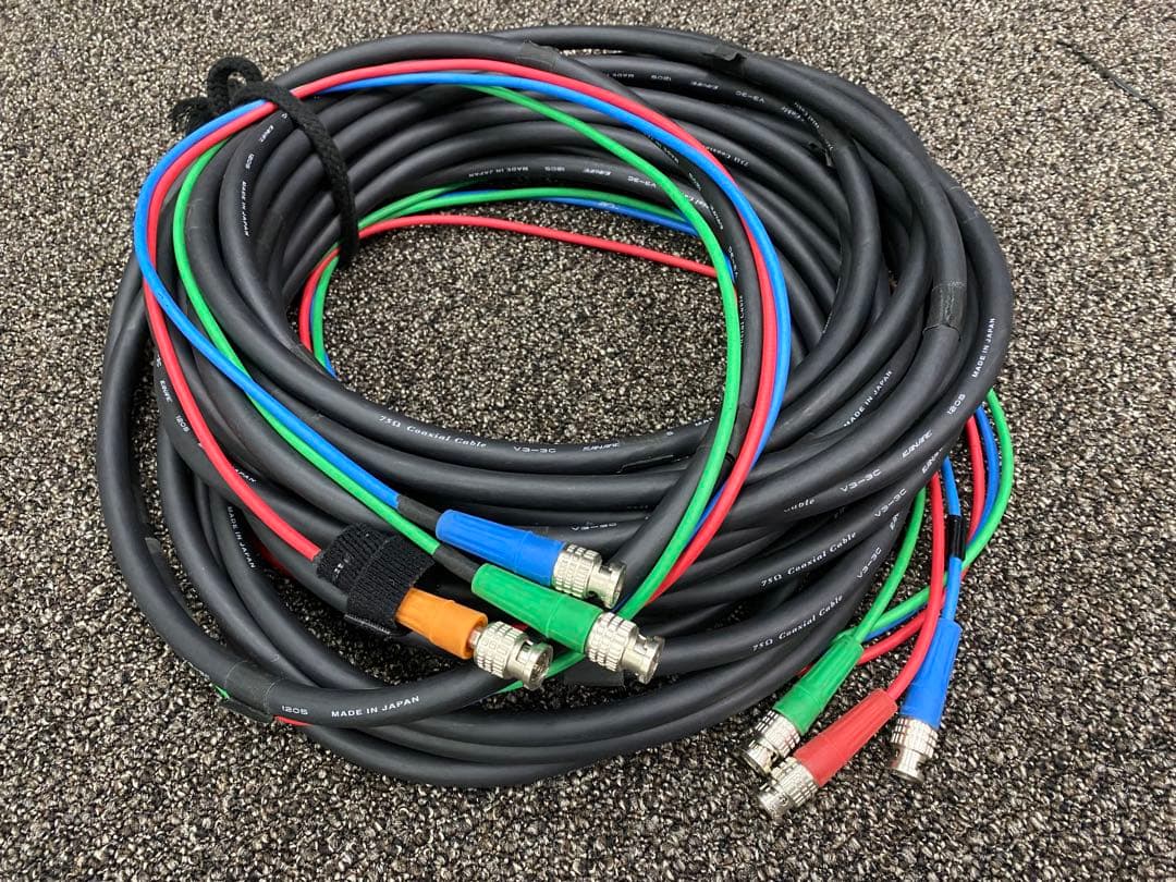 CRO-DCE15ATX CRO-RS22A×2とBNC 3対ケーブル(7m) - メルカリ