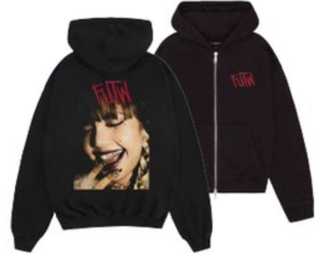 BLACKPINK LISA ZIP パーカー　Lサイズ BLACKPINK LISA リサ zipパーカー Lサイズ BLACKPINK - BLACKPINK LISA