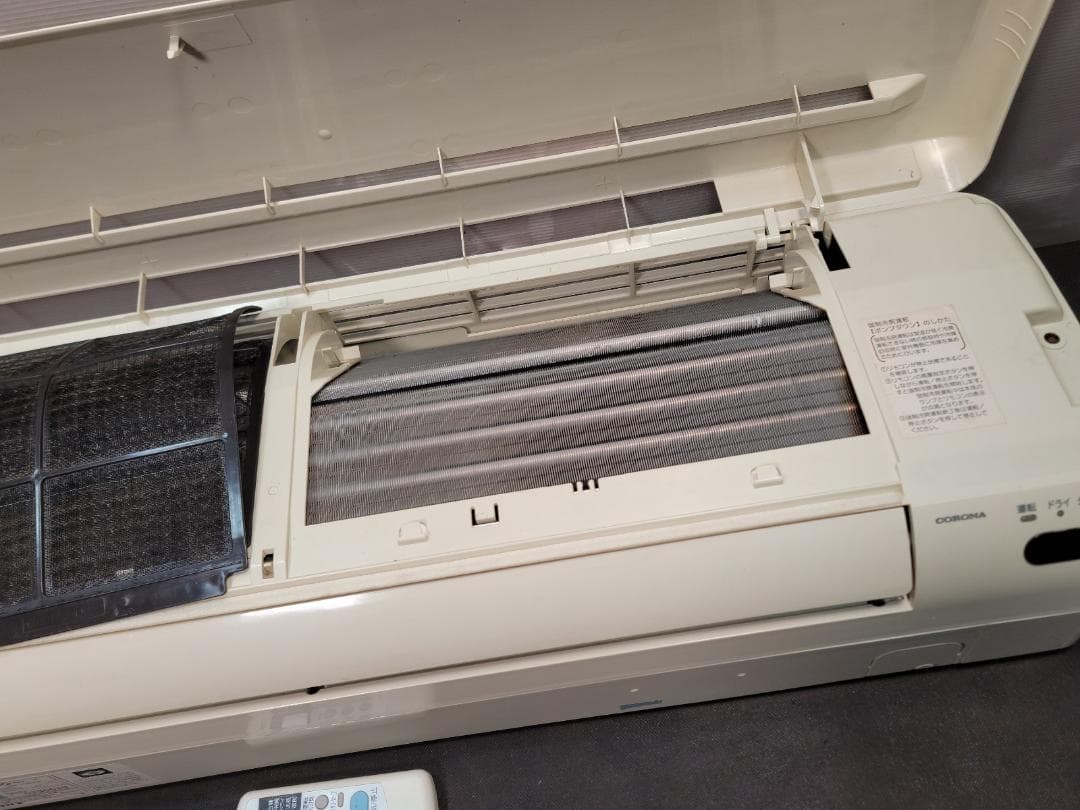 神奈川県内は無料工事、配送付き、室外機セット)[1359]コロナ6畳 保証