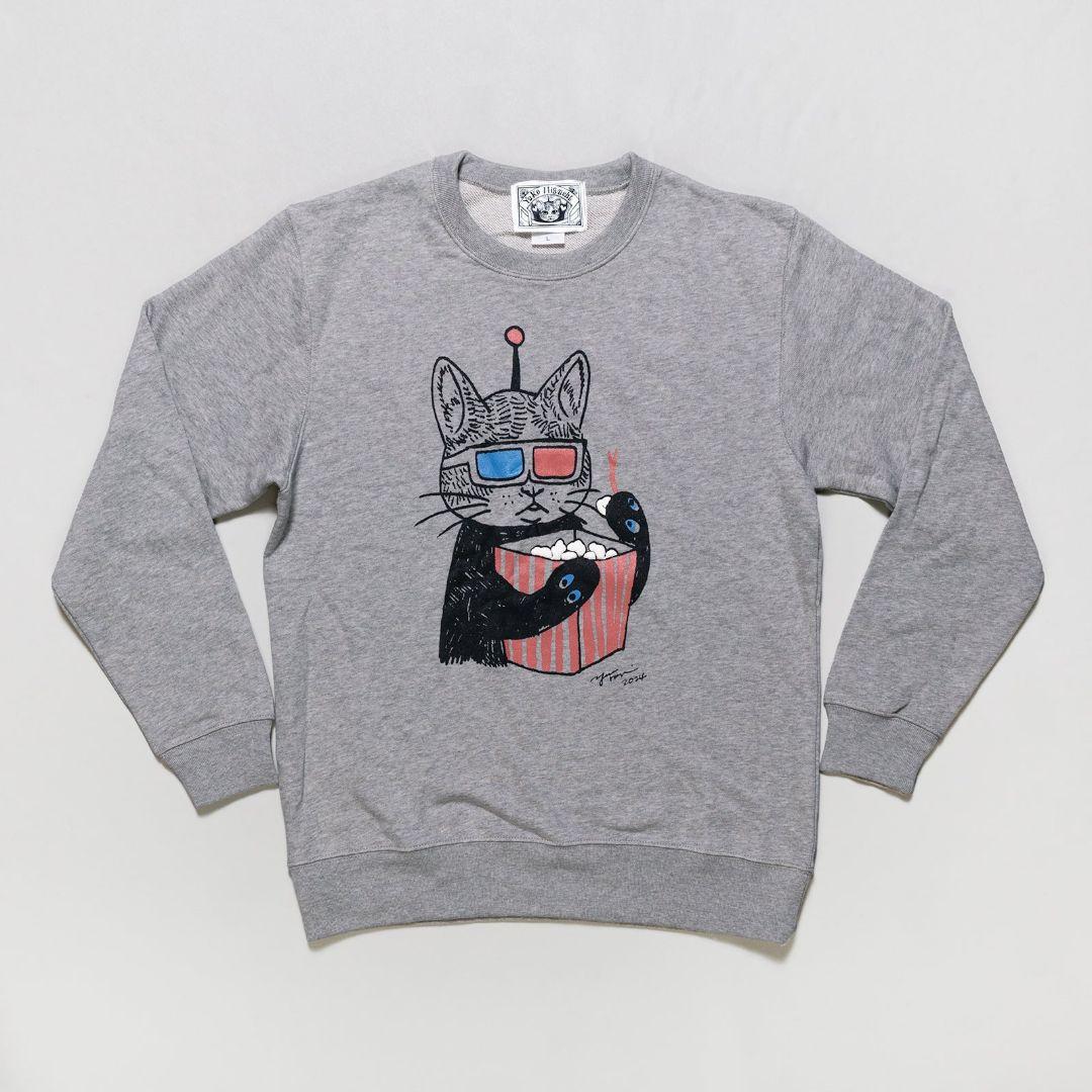 よ*ぴ様 ★タイムセール★3Dメガネで鑑賞中トレーナー★XXL★ギュスターヴ★ヒ