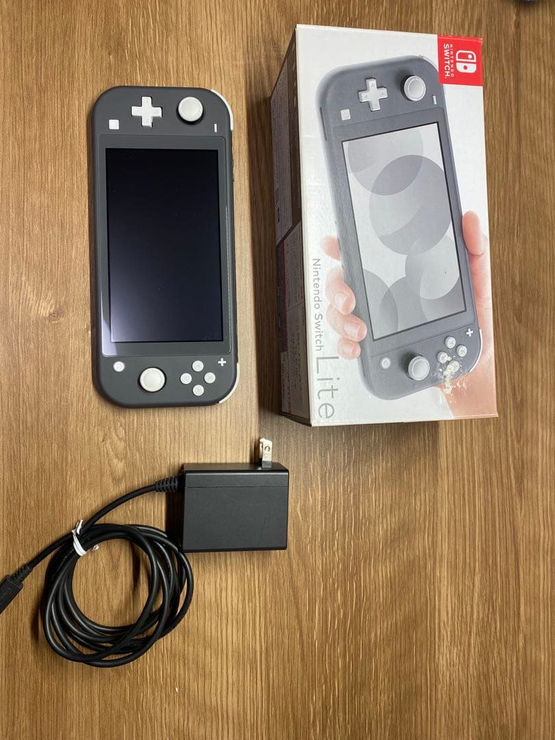 Nintendo Switch Lite グレー 本体 ACアダプター付き - メルカリ