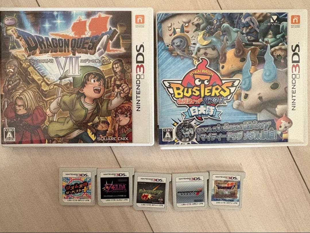 ニンテンドー３ＤＳ　ドラクエ　ゼルダ　リズム天国　マリカー　モンスト　５点 私を構成する9つのゲーム 1. まわる メイドインワリオ 2. リズム天国 3