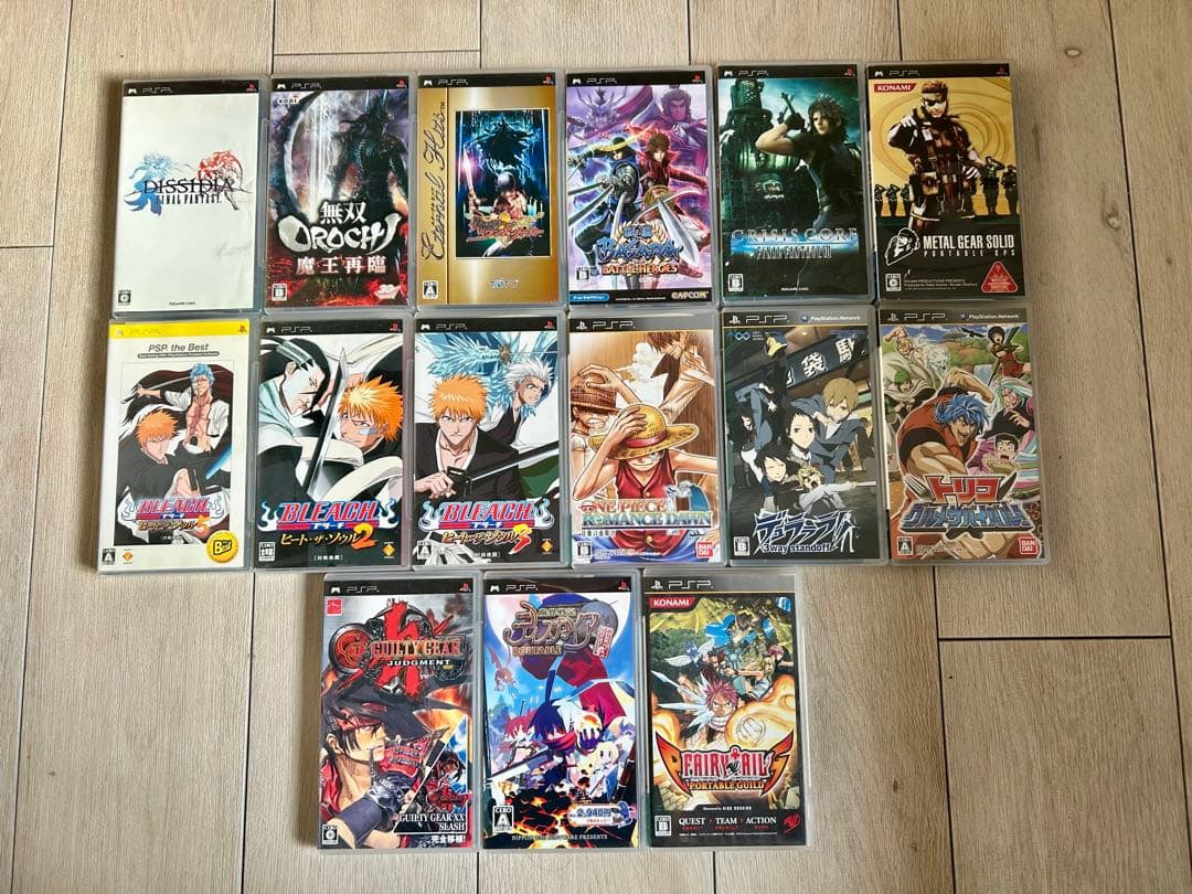 PSPソフト15 本セット多彩なゲームタイトル - メルカリ