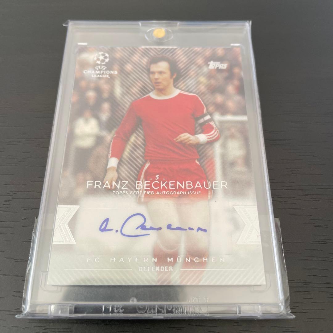 beckenbauer ベッケンバウアー 直筆サインカード - メルカリ