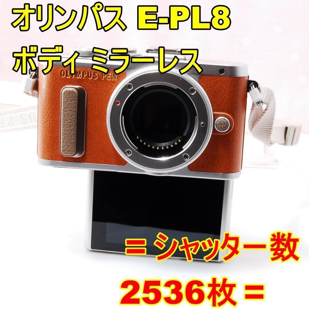 〓シャッター数2536枚〓オリンパス PEN E-PL8 ボディ ミラーレス