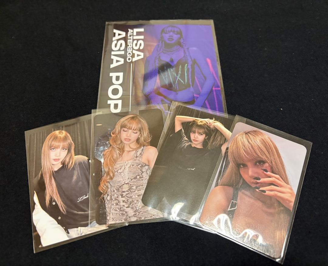 LiSA ポップアップ グッズ 購入特典 5点 フォトカード BLACKPINK LiSA ポップアップ 購入特典 5点セット フォトカード BLACKPINK