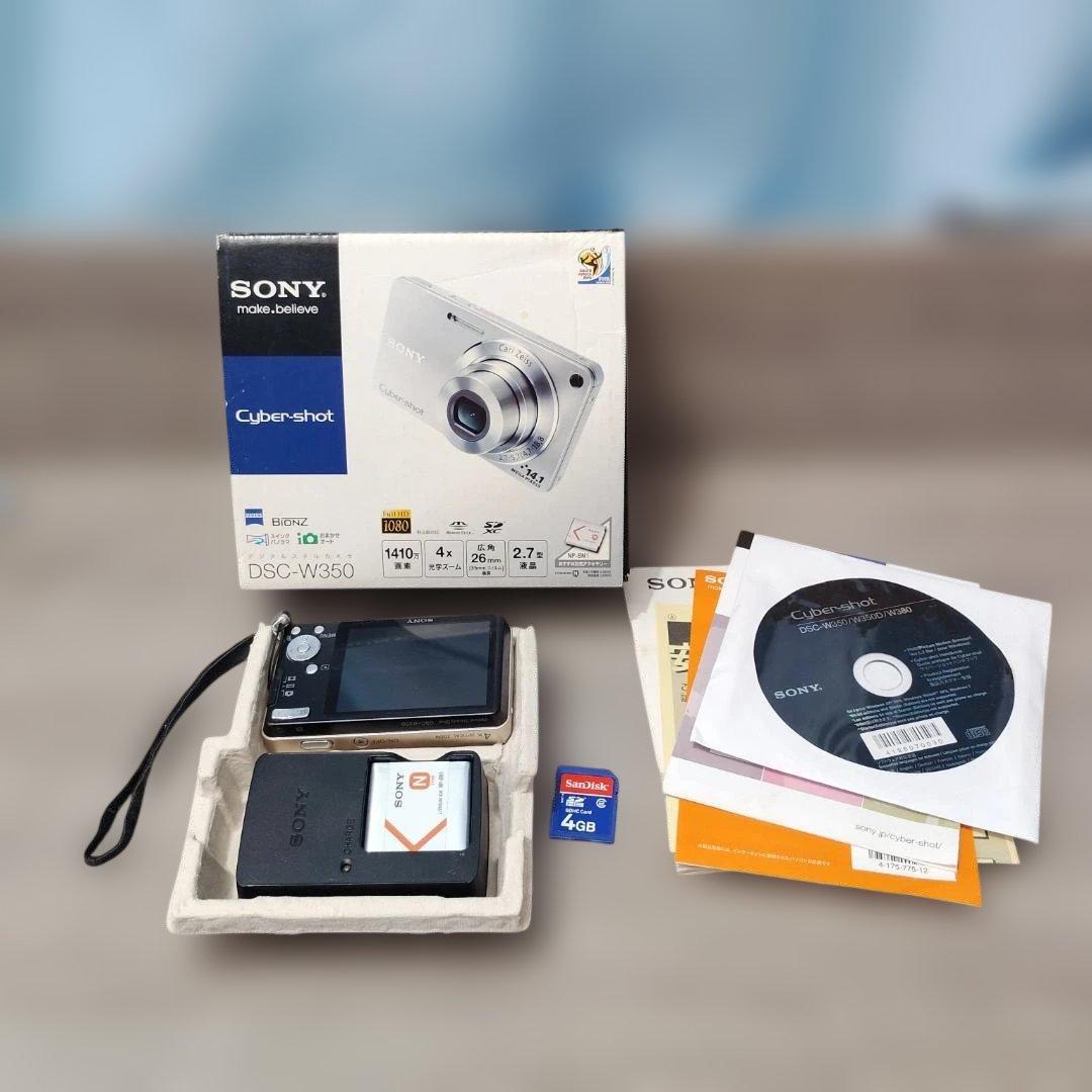 【カメラ】 SONY Cyber-shot DSC-W350 14.1MP レア