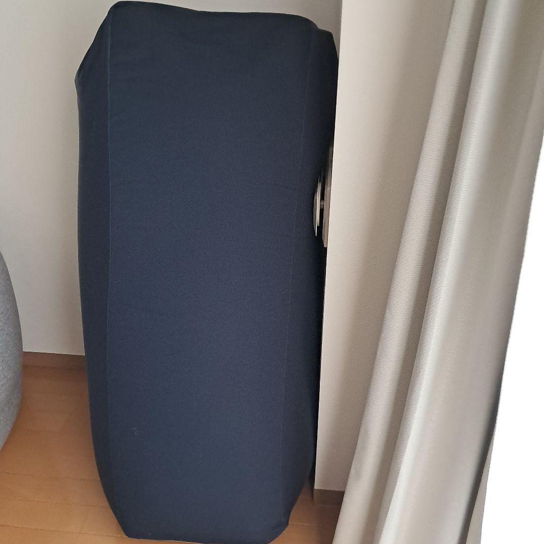 MUJI 体にフィットするソファー ネイビー 長方形 体にフィットするソファ ポリエステル平織 長方形用カバー | 無印良品