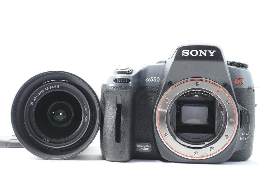 お子様の成長記録に❗️SONY α550✨届いてすぐ使えてスマホに