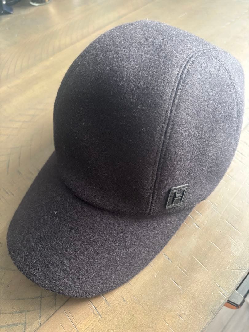 エルメス　ウールキャップ org.jpg