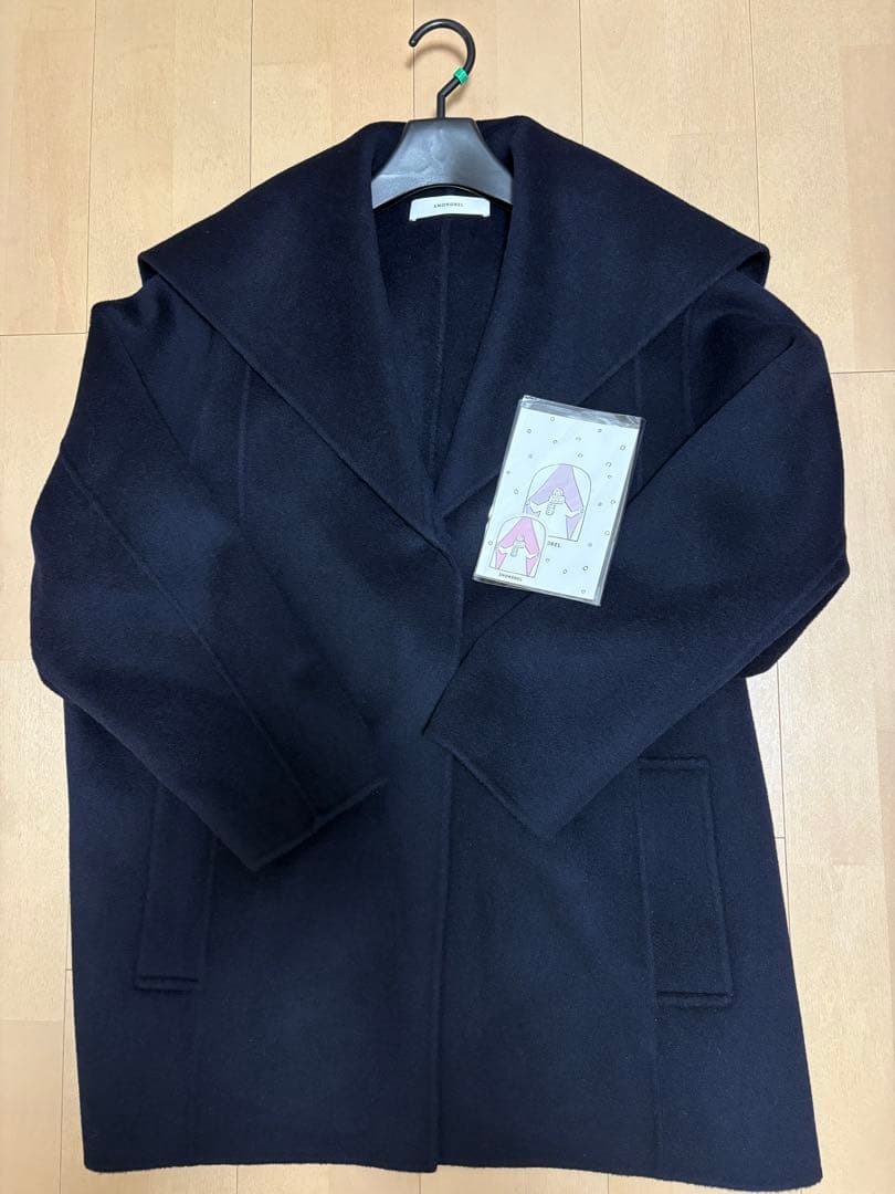 スノードレル セーラーカラーコート ネイビー M - ジャケット