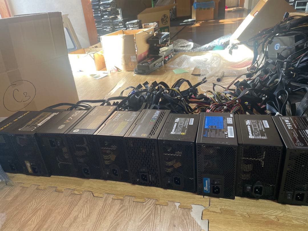 29/12-C 3電源ユニット　750W 10個セット