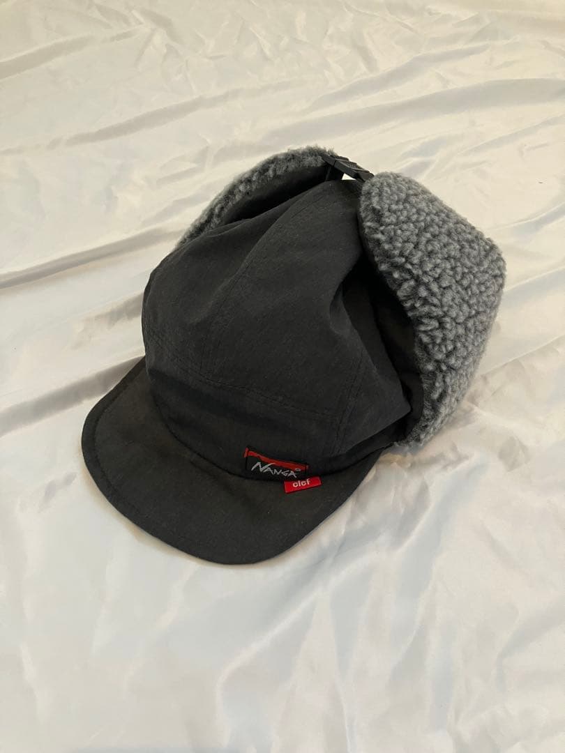レア NANGA NANGA×CLEF 初期ダウン　ボアキャップ 中古・古着通販】NANGA (ナンガ) clef (クレ) ボアキャップ ブラック
