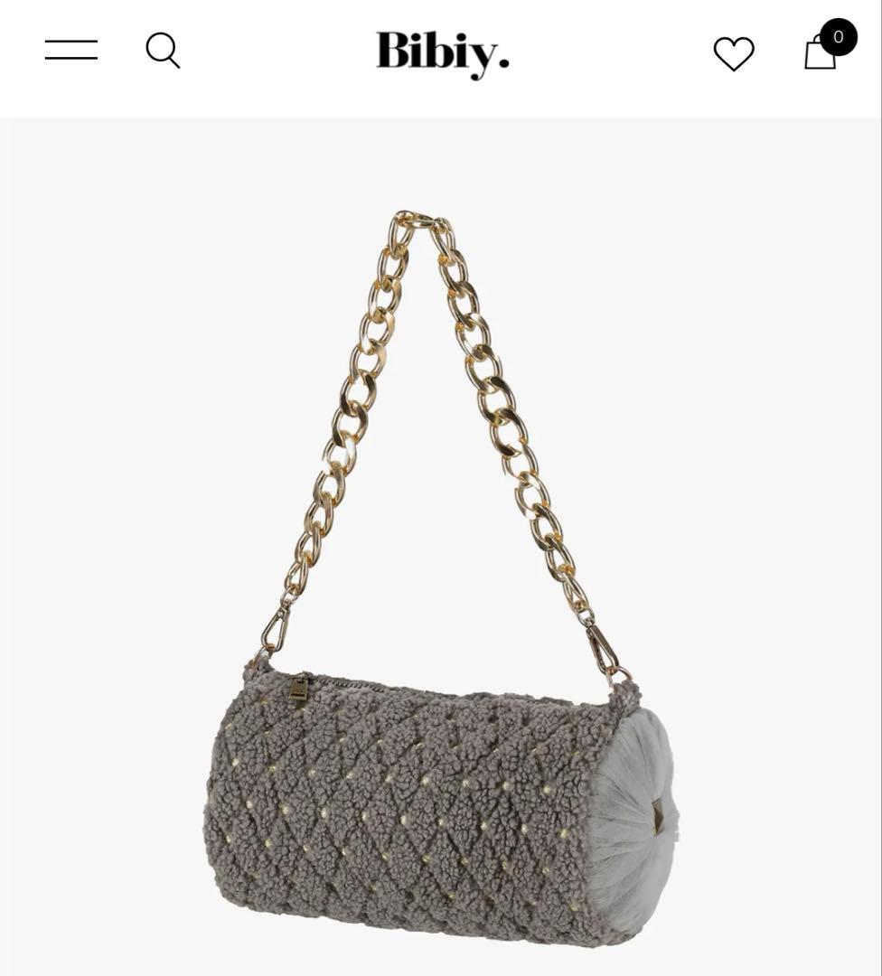 Bibiy. ビビィー ODETTE BOA BAG BIBIY. MADE | オデットボアバッググレー｜Bibiy.