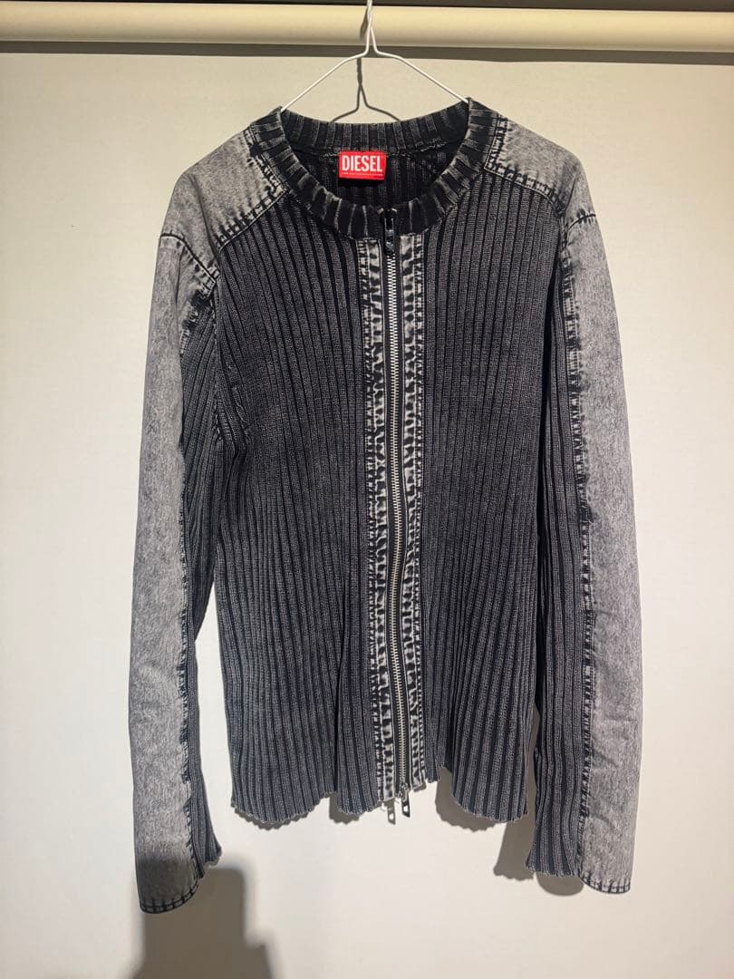 DIESEL ドライバーニット 中古・古着通販】DIESEL (ディーゼル) ドライバーズニット ブラック