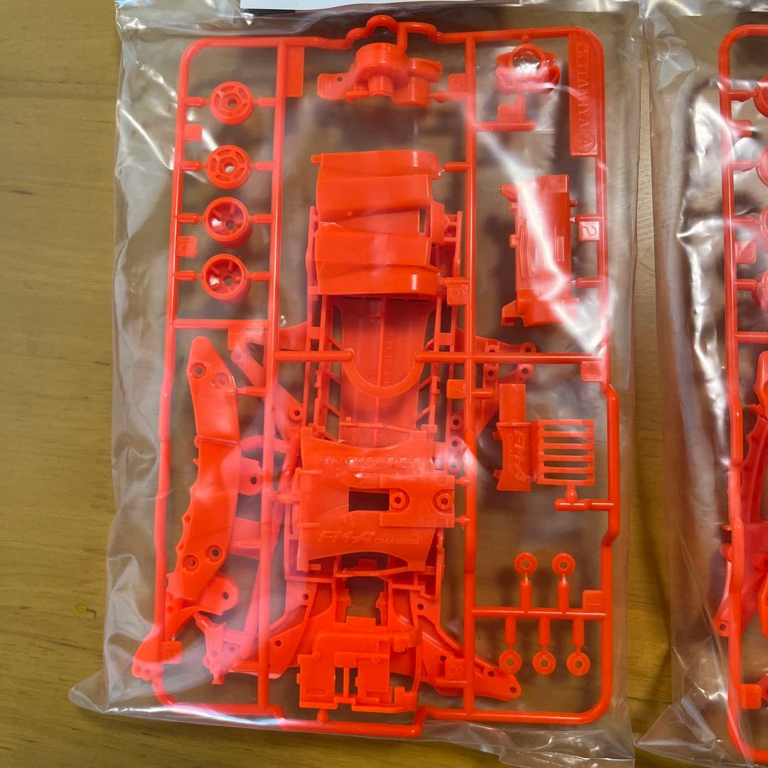 ミニ四駆 FMAカラーシャーシセット(蛍光オレンジ) - メルカリ