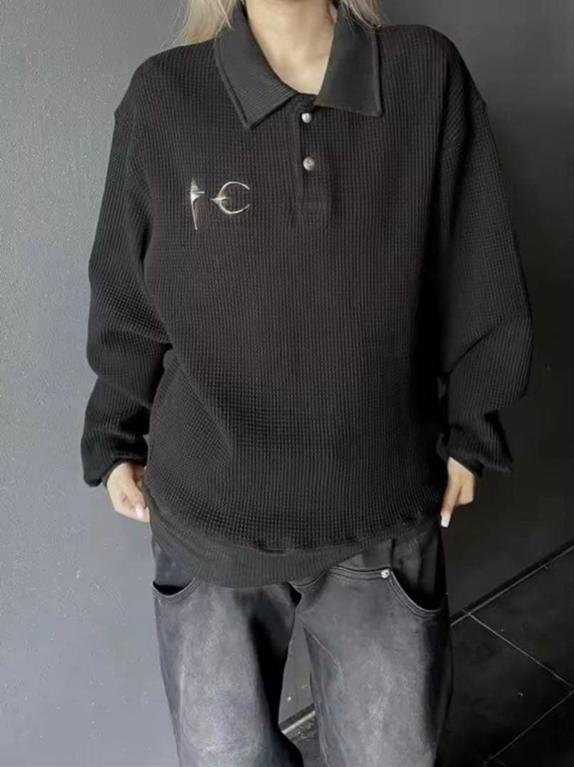 thug club サーマル ブラック L THUG CLUB(サグクラブ) ROCK HOODIEパーカーTC24SS0401 TC24SS0401