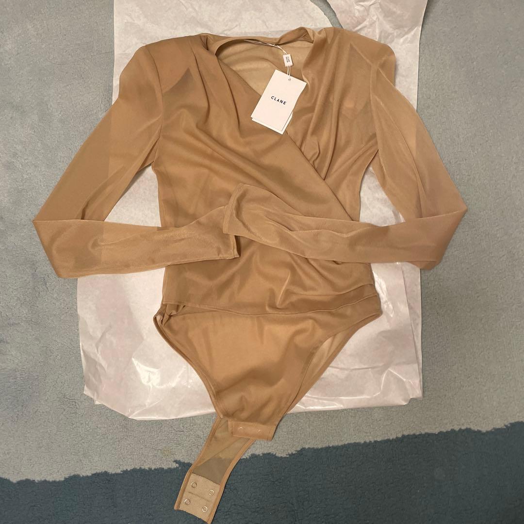 CLANE クラネ SHEER DRAPE BODY SUITS 1 - メルカリ