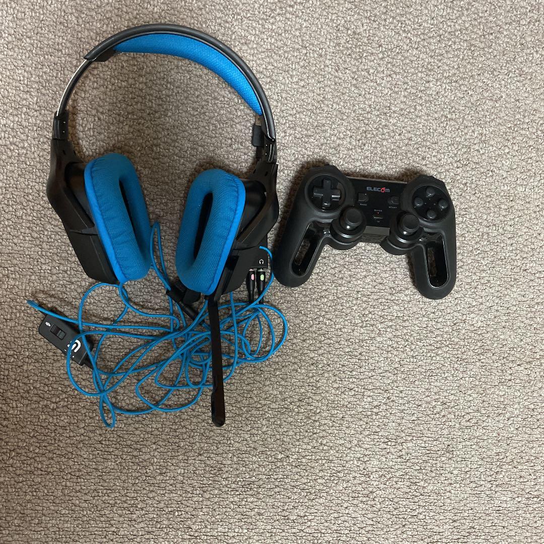 コントローラー、ヘッドホン プロゲーマー監修 ゲーミングヘッドセット ヘッドホン マイク フォート