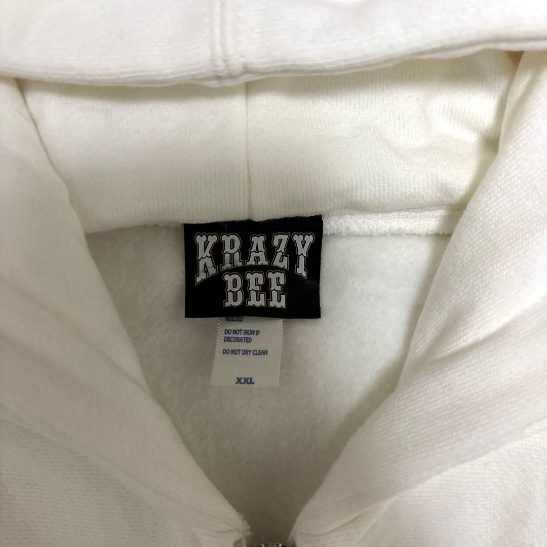 KRAZY BEE クレイジービー パーカー 山本KID ジップアップ XXL - メルカリ